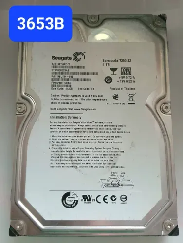 Placa HD 1 Tb St31000528as - Fw: Cc44 - Cod. 3653b