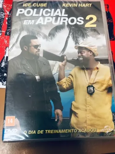 Dvd Policial Em Apuros 2 Novo Original Lacrado! Com Kevin Hart e Ice Cube
