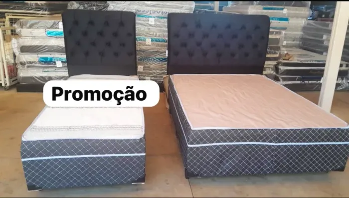 Cama box casal hoje