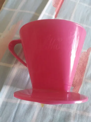 Suporte p filtro de café. Melitta Rosa