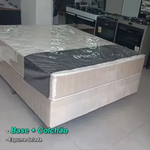 Kit Completo! Base + Colchão Casal - Pagamento No Ato de Entrega!