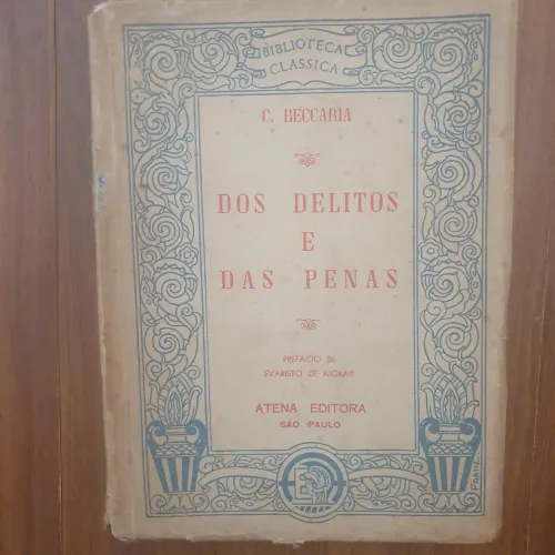 1954. Dos Delitos e Das Atenas. Raridade