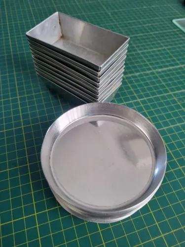 Forminhas alumínio mini quiche e mini bolo