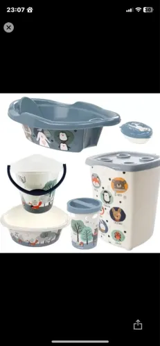 Kit Banho Infantil com Desenhos Divertidos