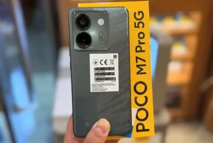 Smartphone Xiaomi Poco M7 Pro 5G NFC 256GB 8GB RAM - Espaço Amplo, Novo Modelo -
