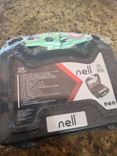 Kit de brocas com 128 Peças - Nell