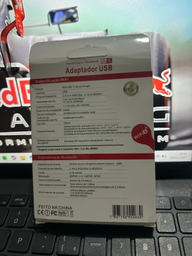 Adaptador de Wi-Fi e Bluetooth 