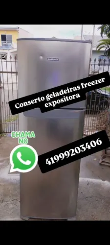 Concerto de geladeiras freezer expositora no local 