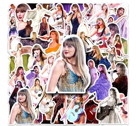 KIT 6 ADESIVOS CANTORA TAYLOR SWIFT