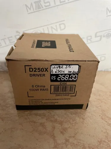 Driver jbl d250x novo na embalagem 