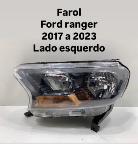 Farol ford ranger 2017 a 2023 lado esquerdo
