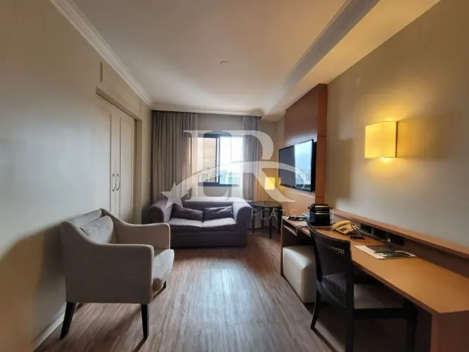 LR Flats apartamentos e Studios - Flat de 31m² mobiliado disponível para locação na Vila O