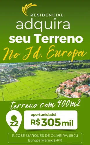 *SUPER OPORTUNIDADE!!- TERRENO INTEIRO À VENDA NO JARDIM EUROPA*