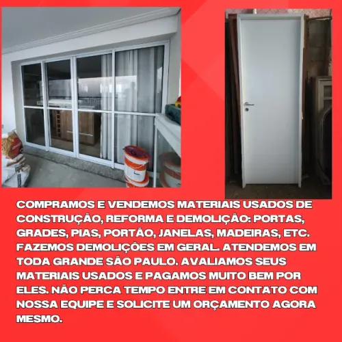 Compramos Material de Demolição