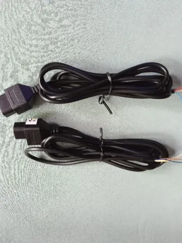 Kit c/ 2 Cabos para controle do Nintendo NES 8 bits novos sem uso veja leia