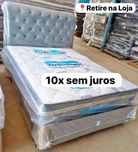 Cama box suporte e colchão d28 NovA