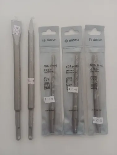 Brocas , ponteira e talhadeira Bosch SDS Plus