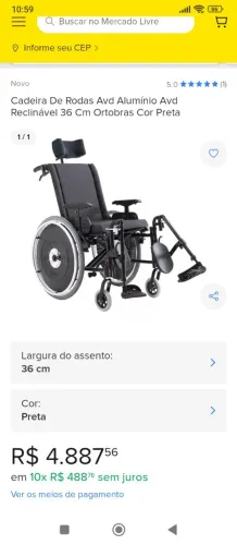 Cadeira de rodas tetra