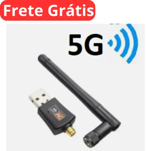 Antena WI-FI 5G Adaptador WIRELESS 