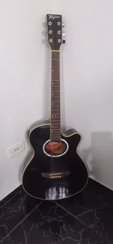 Violão Tagima Dallas Eletroacústico Preto - com capa e acessórios