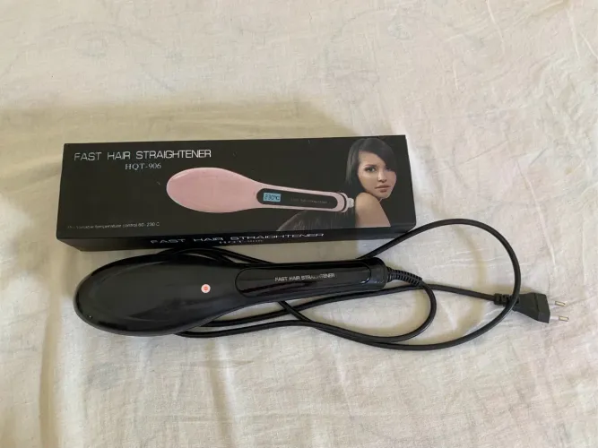 Escova Alisadora de Cabelo Fast Hair Straightener HQT-906