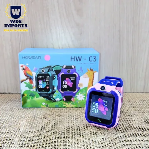Relógio Smartwatch Infantil Chip Câmeras Gps
