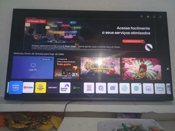 Vendo tv samart Alexa lg 4k borda infanta de 50 polegadas no precinho pra hoje 