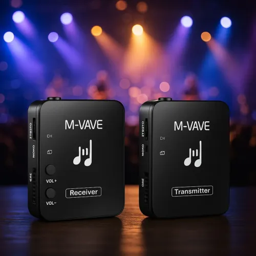 Sistema Sem Fio M-VAVE para Instrumentos Musicais