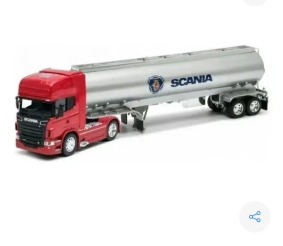 Miniatura caminhão scania 1/32