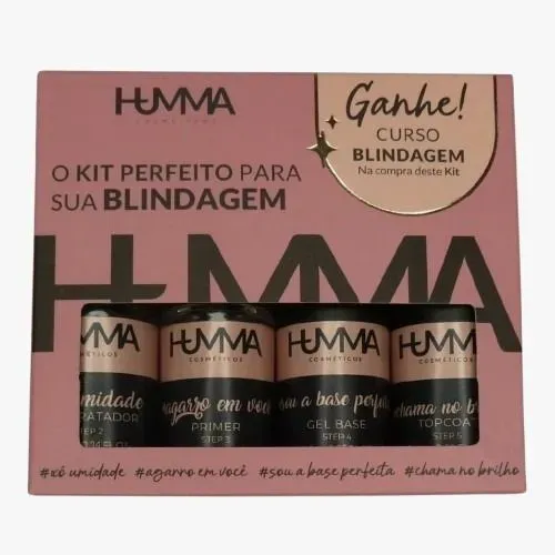 HKit blindagem unhas em gel - Humma