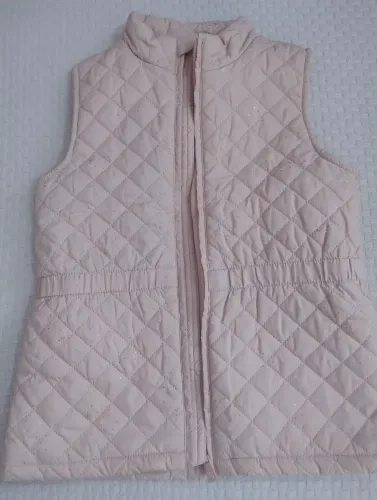 Colete Infantil Rosa com Detalhes