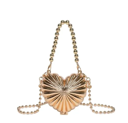 Bolsa metal minimalista "Dourada"