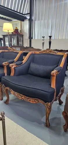 Moveis luxo, 4 poltronas clássicas alto padrão