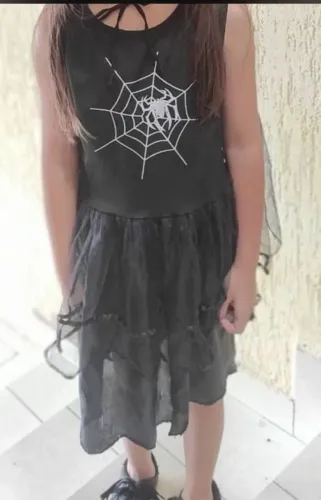 Fantasia bruxinha Infantil com capa 