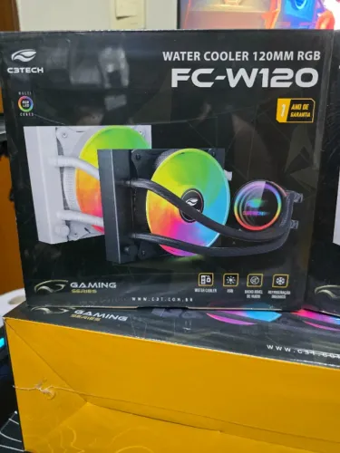 Water Cooler 120mm FC-W120RGB Preto C3Tech Gaming