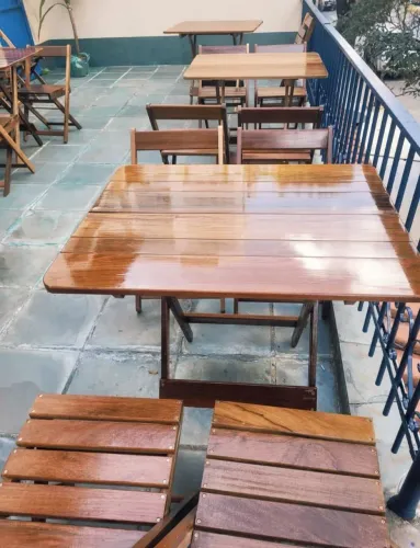 Conjunto Dobrável de Ypê ou Parajú Madeira - Ótima oportunidade !