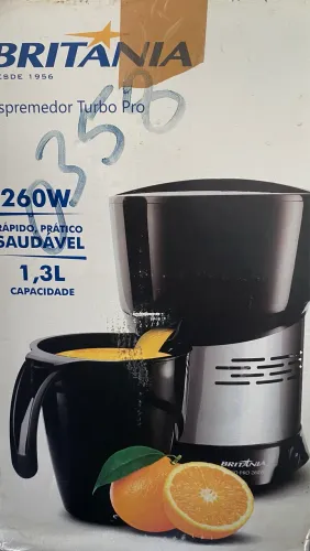 Espremedor Turbo Pro Britânia Bivolt
