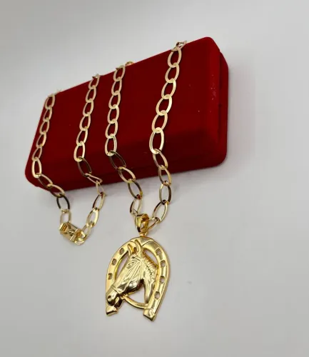 Corrente Masculina Banhada A Ouro 
