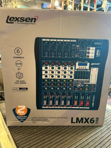 MESA DE SOM LEXSEN LMX6 USB