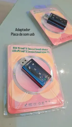 Placa de som usb