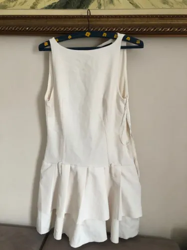 VESTIDO ZARA OFF WHITE