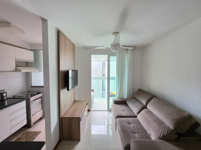 Apartamento mobiliado para locação de 1 quarto em Barro Vermelho - Vitória - ES