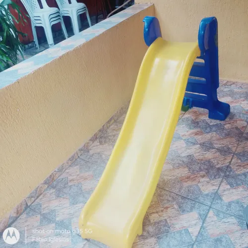 Escorrego infantil 3 degraus