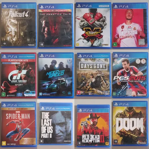 Jogos PS4 - Vários Títulos - Preço Baixo!