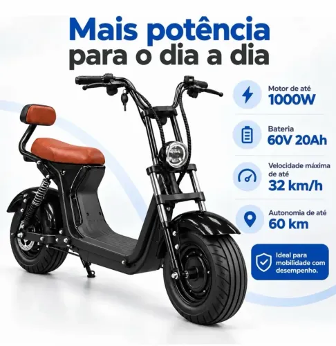MOTO ELÉTRICA ECOVIVA NA PROMOÇÃO