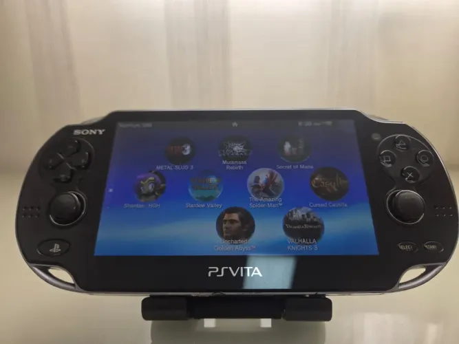 Ps vita desbloqueado completo com 128gb