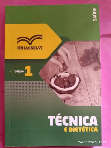 Livro de faculdade: Técnica e Dietética