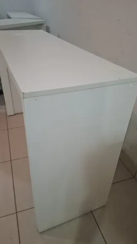 Mesas MDF BRANCA de escritorio