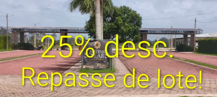 REPASSE COM 25% DESC. 35 parcelas Pagas!