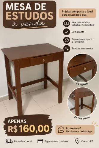 Mesinha de estudo à venda
